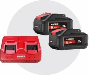 MULTI SET BATERIAS 20B8X2 8.0AH + CARREGADOR 18C4